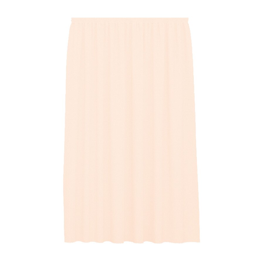 Perdea voal 140x145 cm, culoare piersica, prindere cu rejansa