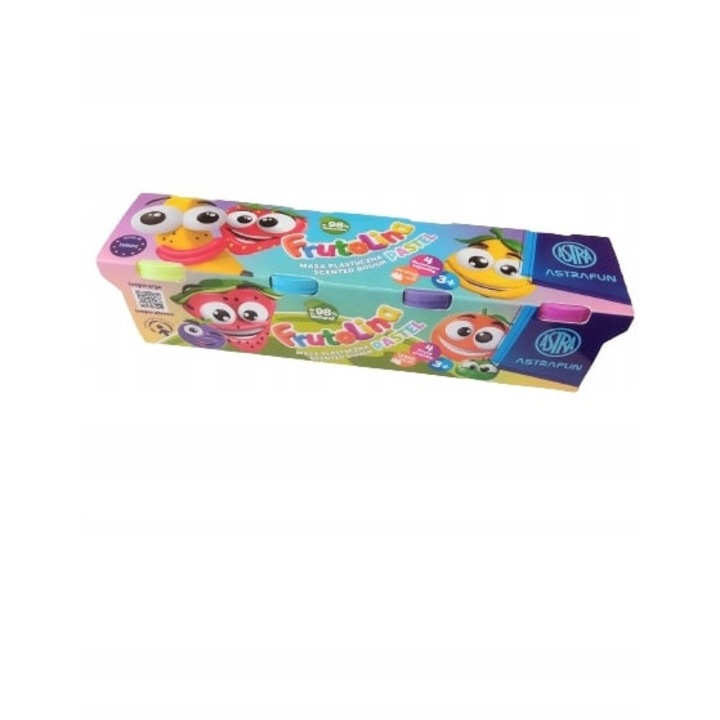 Моделираща маса Astra Frutolina Pastel, ароматизирана, многоцветна, 4 x 100 g