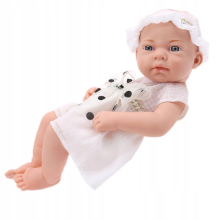 Papusa bebelus Woopie Royal (9QJPR1CQKXCJ) 38 cm, cu accesorii, alb/roz