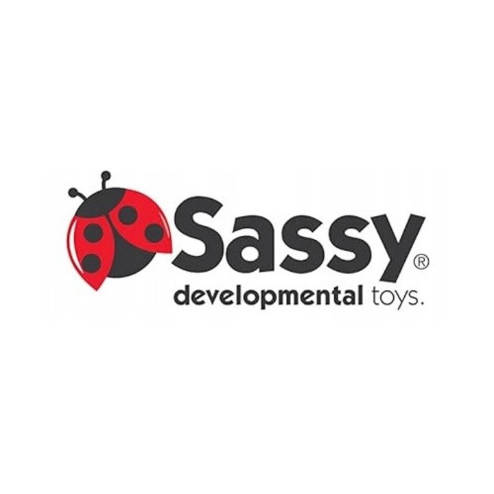 Sassy GDWYT7J08O2OJ7 fürdőjáték, forgó vízesés tapadókoronggal és csörgő gyöngyökkel, többszínű, 5 x 14 x 23 cm