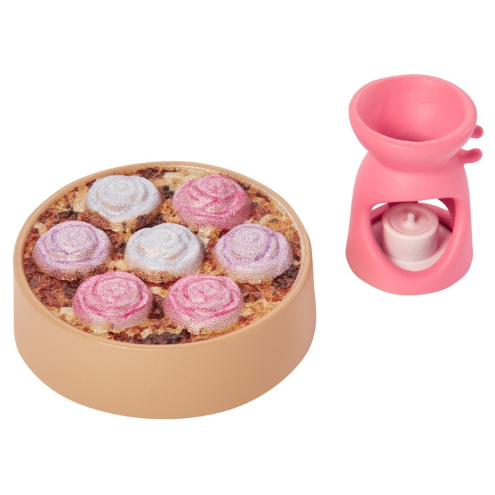 Set de joaca Barbie C6G65ILD4T5DX, Skipper in centru spa cu catelus, parc acvatic multi-nivel, 2 papusi si peste 5 accesorii, roz