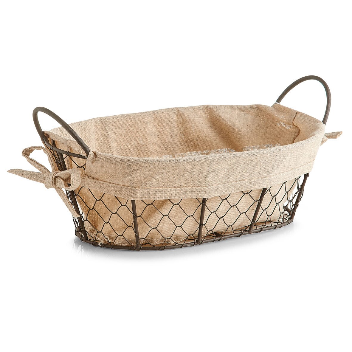 Cos de servire Zeller, Country Style, 30x21x11 cm, Crem