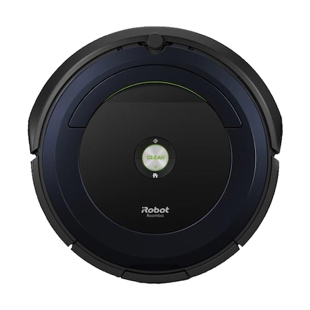 Robot aspirator iRobot Roomba 695, Navigatie iAdapt, Wi-Fi, App iRobot HOME, Detectare acustica, Negru