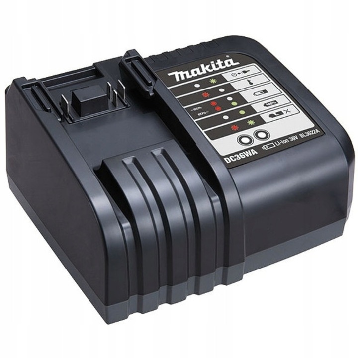 Incarcator acumulatori Makita DC36WA (195471-5), LXT 36V, 2,3A, compatibil cu BL3622A, negru