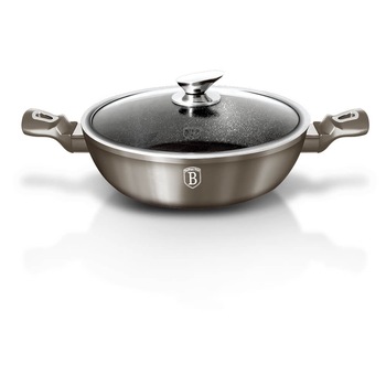 Cratita cu capac 24 cm Carbon Metallic Line Berlinger Haus BH 1240N Cratita cu capac 24 cm Carbon Metallic Line Berlinger Haus BH 1240N