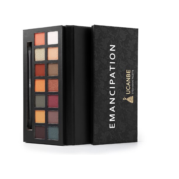Paletata Farduri 14 Culori Ucanbe Emancipation 02 + Aplicator Fard