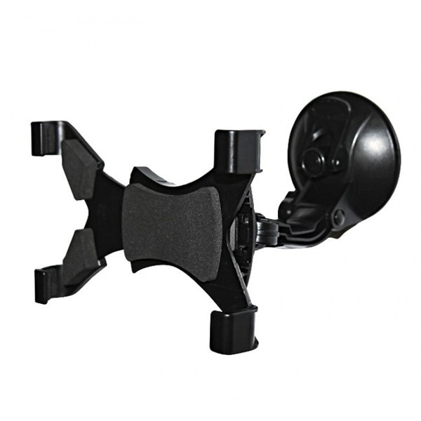 Suport pentru tableta cu ventuza ,brate reglabile , rezistent , negru