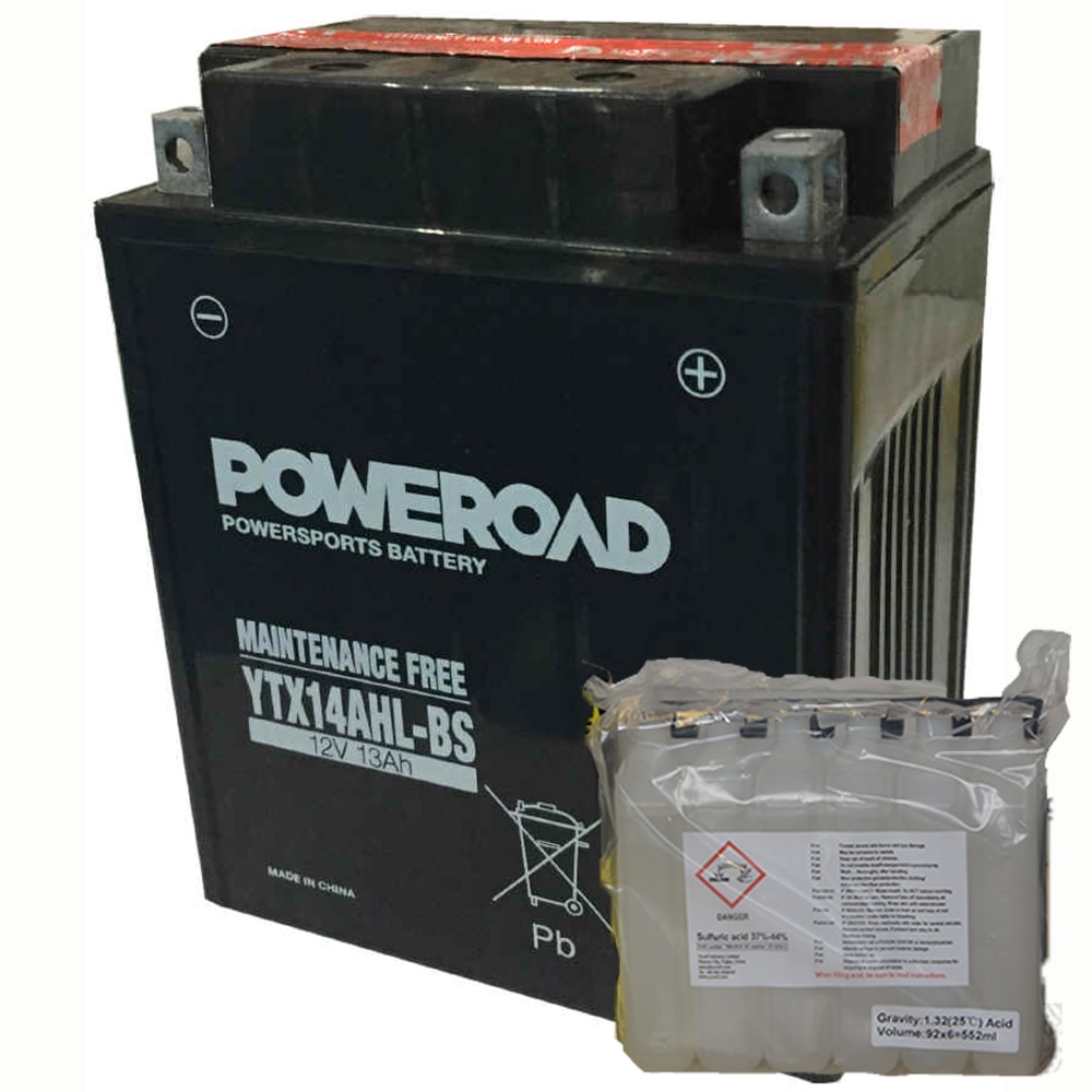 Baterie moto 12V 13Ah Yucell Power Road YTX14AHL-BS fara intretinere MF