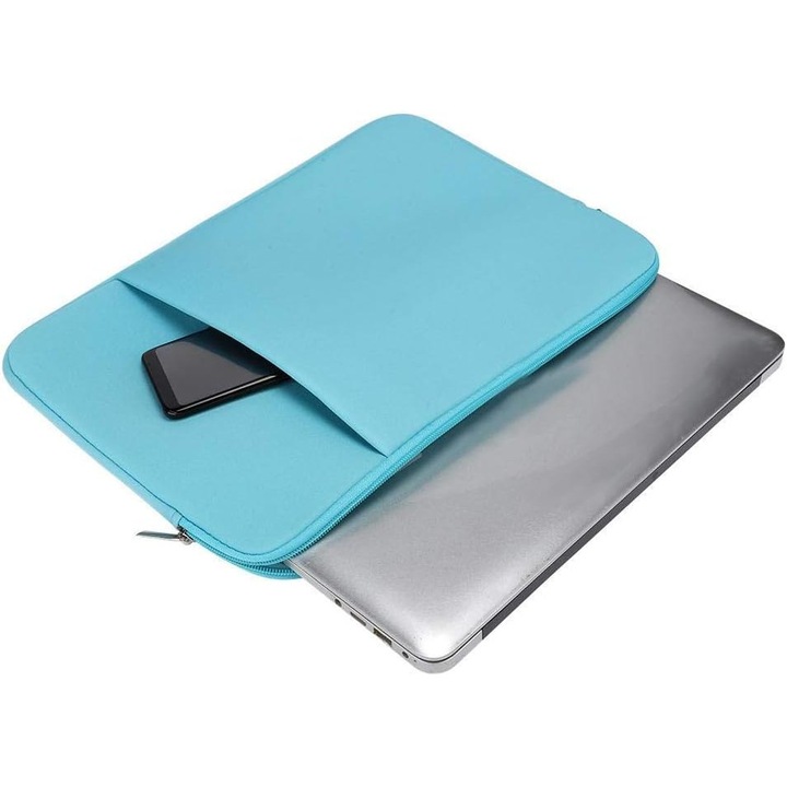 Husa Laptop 14 Inch VBESTLIFE, Subtire, Business, Albastru Deschis