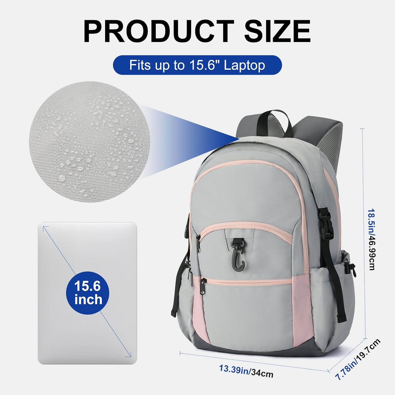 Rucsac Laptop 32L Barbati Femei Impermeabil Calatorie Birou