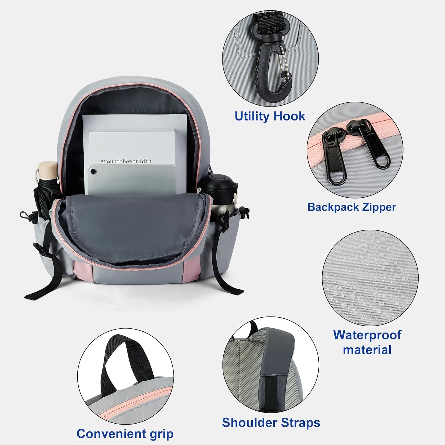 Rucsac Laptop 32L Barbati Femei Impermeabil Calatorie Birou