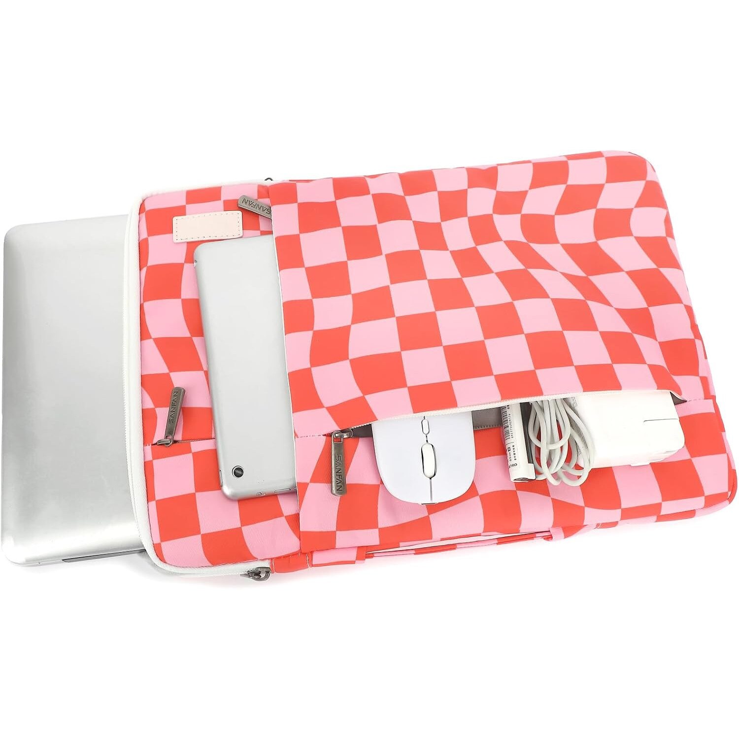 Geanta Laptop 360° Protectie, 3 Buzunare, Maner si Curea Bagaj