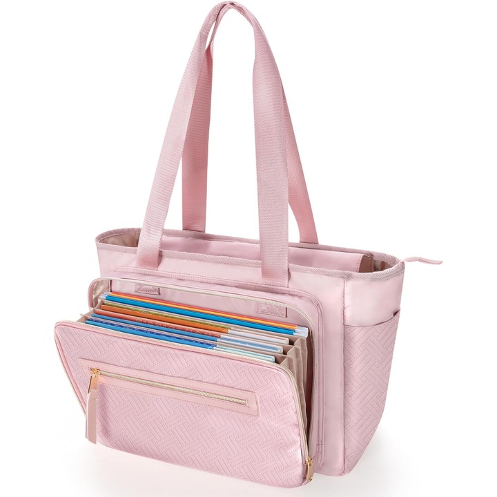 Geanta Profesor Femei, Organizator Fisiere, Laptop 15.6", Eleganta