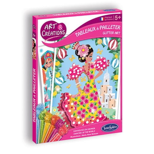 Set creativ - Tablouri cu sclipici 