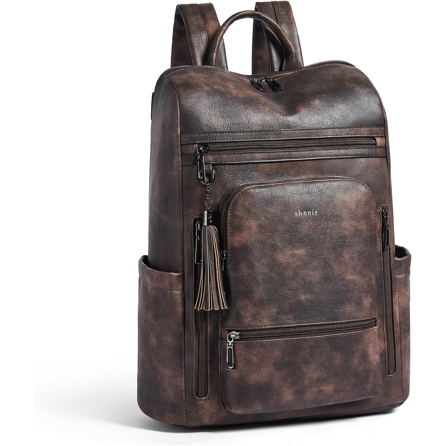 Rucsac Laptop Mare Calatorie Piele Ecologica Impermeabil 17 Inch