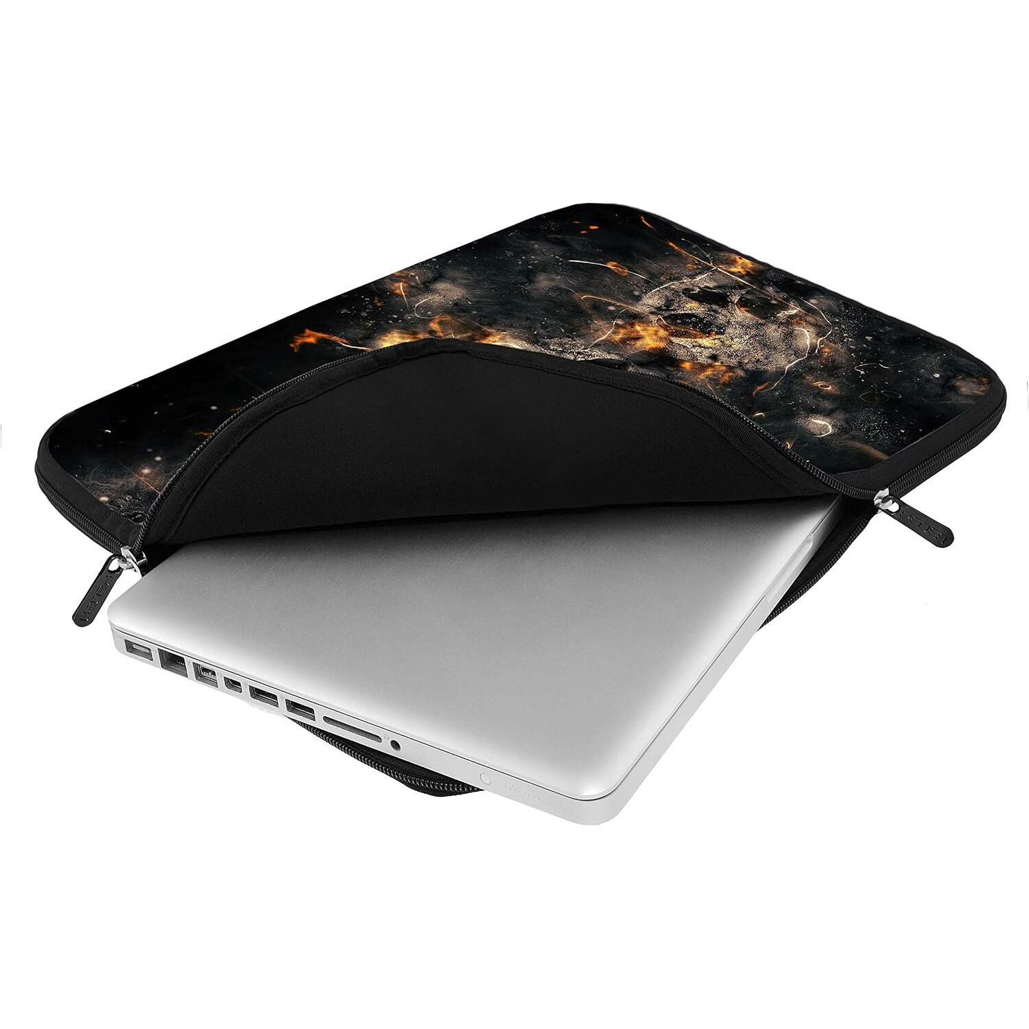 Husa Notebook Pedea 15.6" Neopren, Protectie Anti-Zgarieturi, Design Cranii