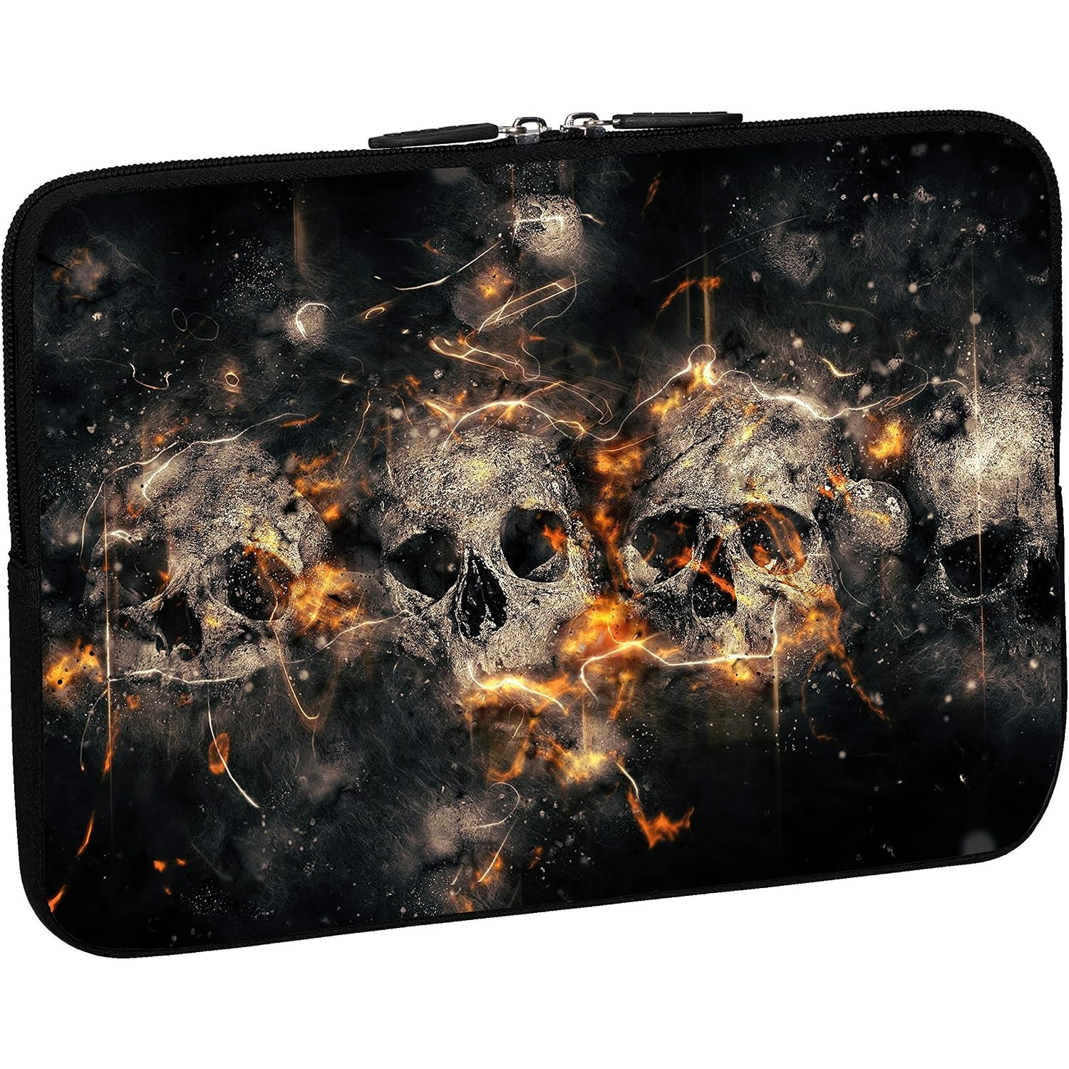Husa Notebook Pedea 15.6" Neopren, Protectie Anti-Zgarieturi, Design Cranii