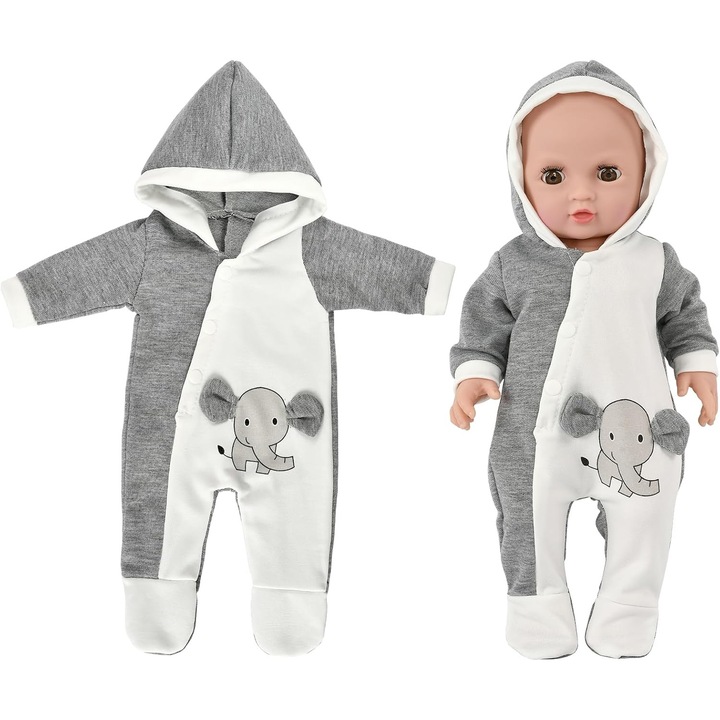 Haine Papusi Bebelus 35-45 cm - Set Body Elephant