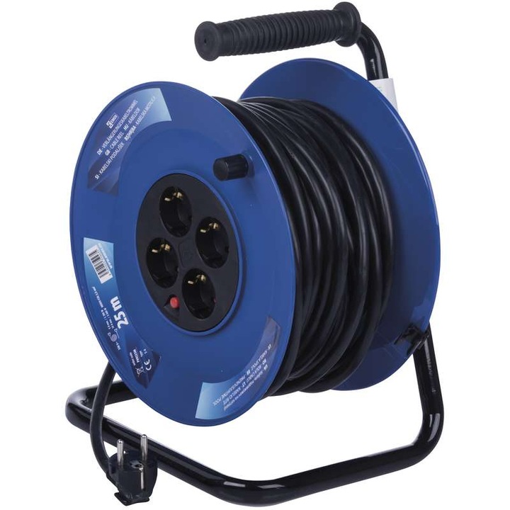 Удължител за барабан, 25 метра, 3х2.5мм