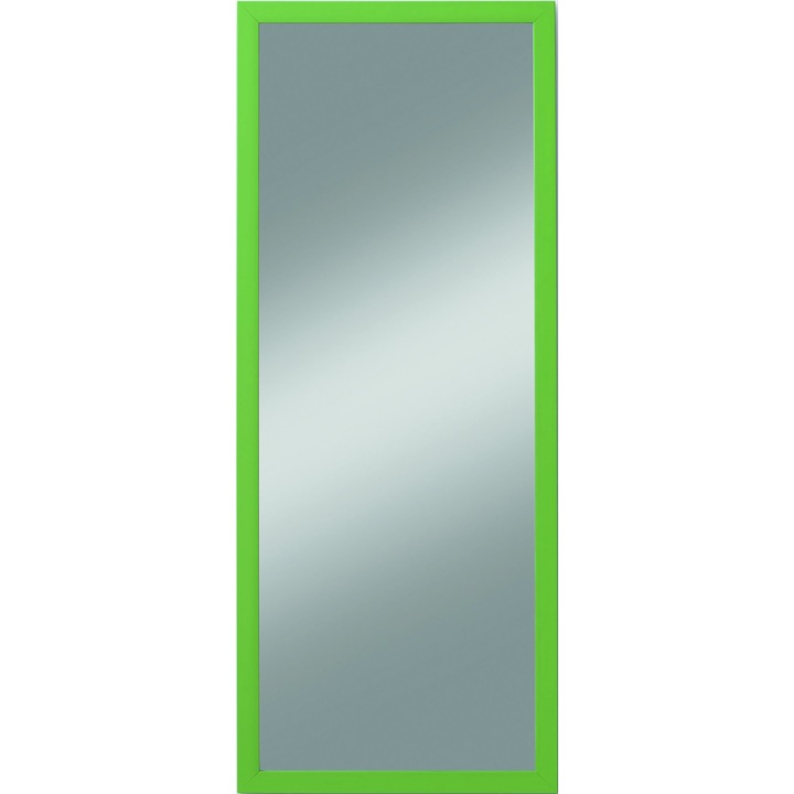 Oglinda cu rama PURO verde 100 x 40 cm