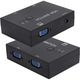 VGA kapcsoló 2 portos, 2 PC 1 monitorhoz, USB, Plug and Play
