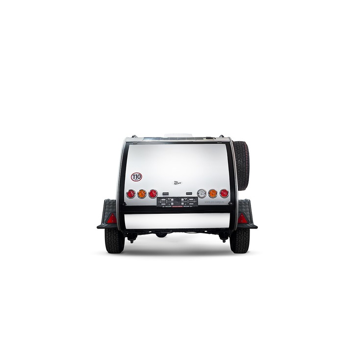 Mini rulota ProCamp Bushcamp Premium, Alb - eMAG.ro