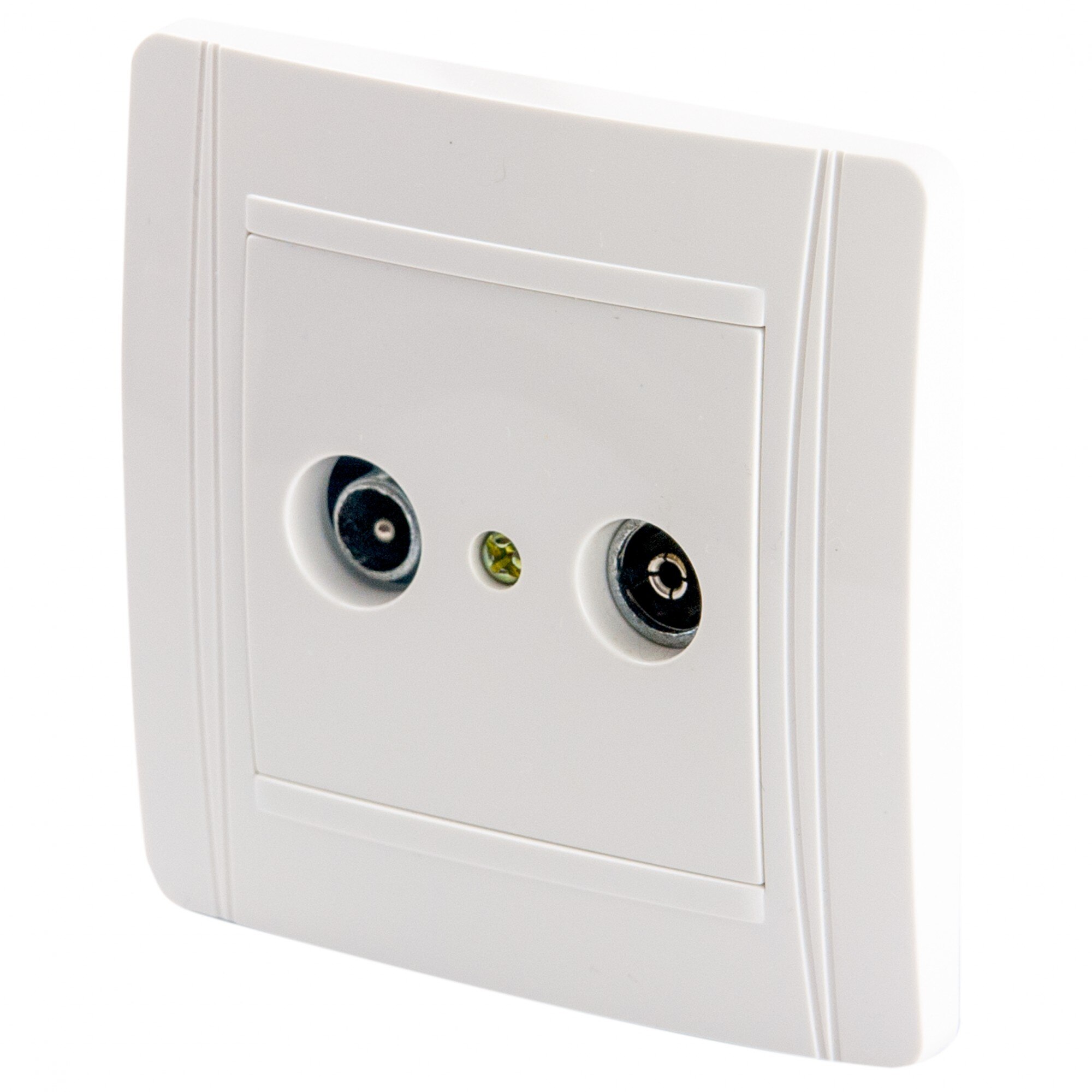 Priza TV / SAT LOHUIS seria N, Ingropat/ST, Alb