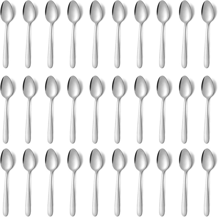 Set 36 Linguri Inox (20 cm) - Lustruite, Sigure pentru Masina de Spalat