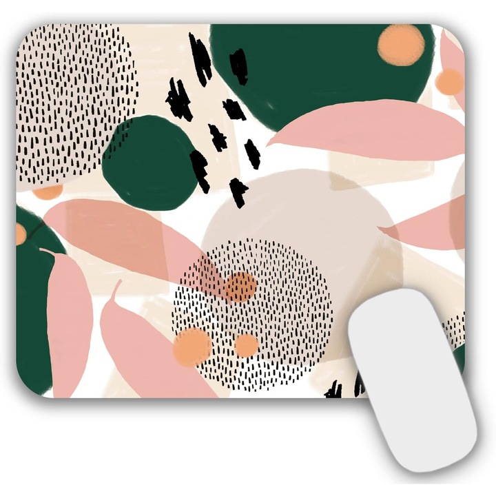 Mouse Pad Gaming/Office 24x20x0.3 cm, Suprafata Neteda, Baza Anti-Alunecare