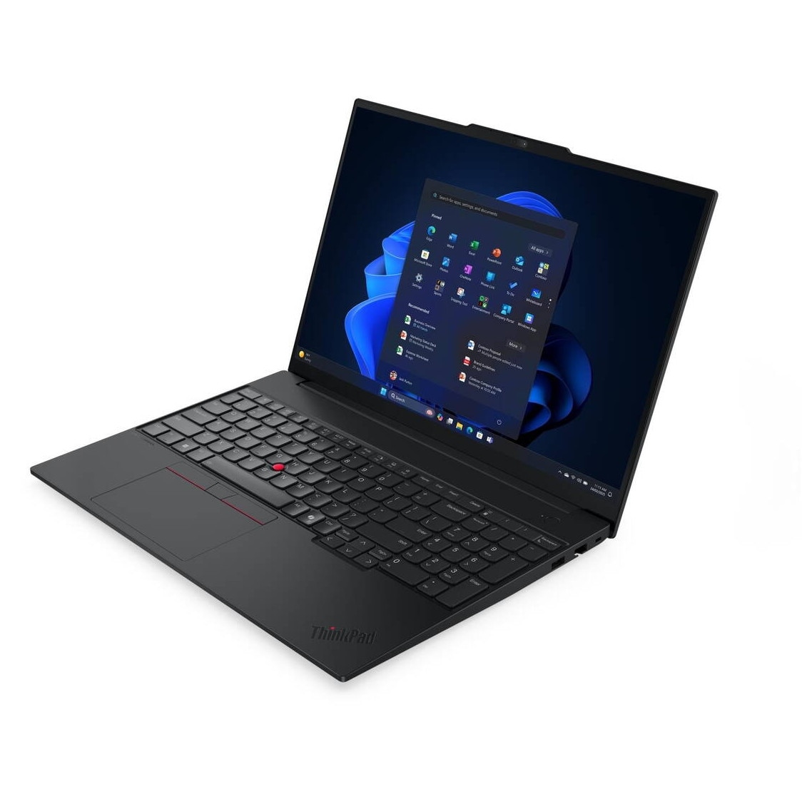 Laptop Lenovo ThinkPad E16 Gen 4 WUXGA AMD Ryzen AI 5 330 16GB 512GB SSD Windows 11 Pro Black