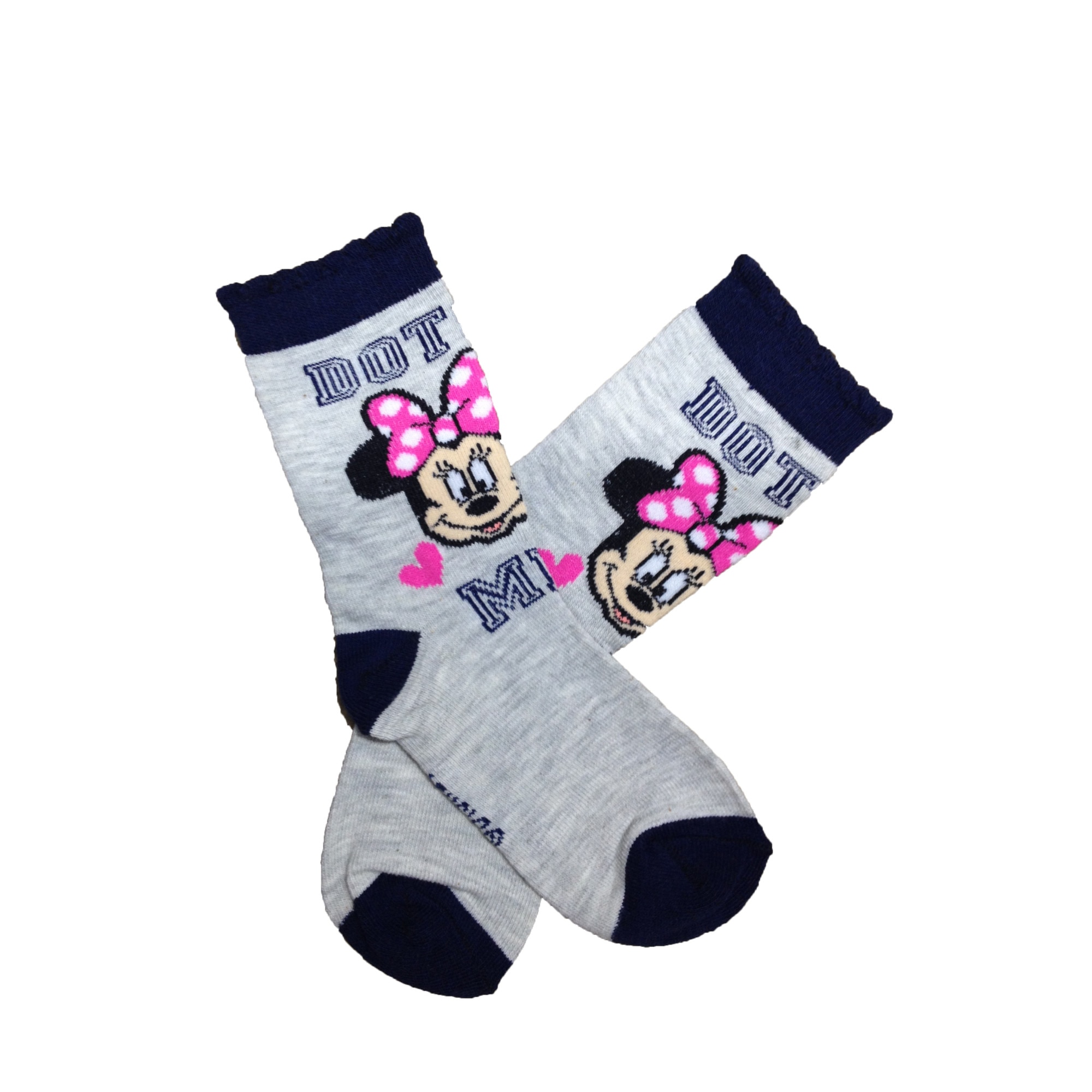 Sosete fete, Minnie Mouse, Gri