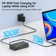 KVM kapcsoló 4K@60Hz 4 PC 1 monitor HDMI DP USB-C, USB 3.0