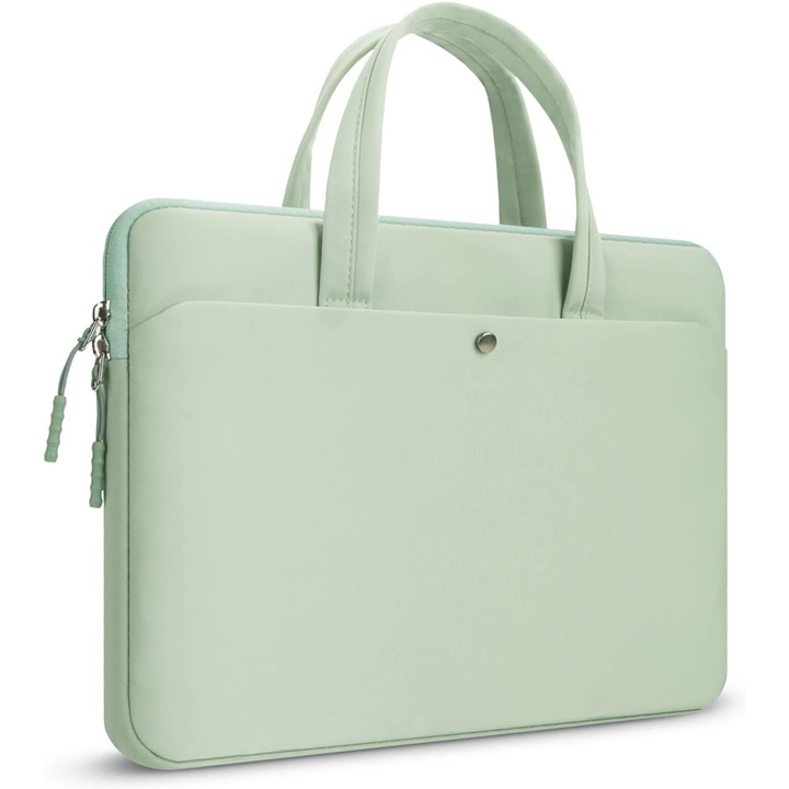 Husa Laptop 15.6 Inch, Geanta Protectie Soc, Verde