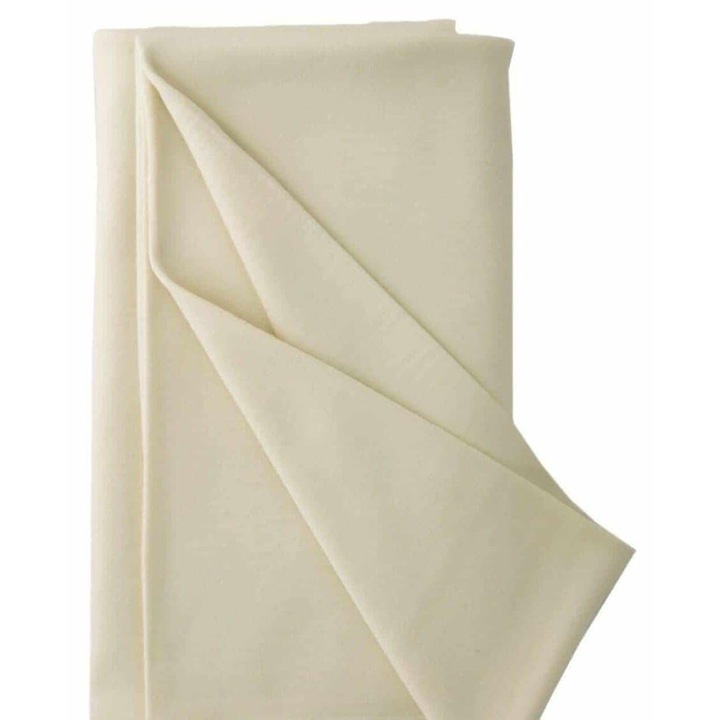 De Witte Engel babatrikó (doll jersey) waldorf baba készítéséhez, 100% pamut, 25×80 cm – Ekrü 100