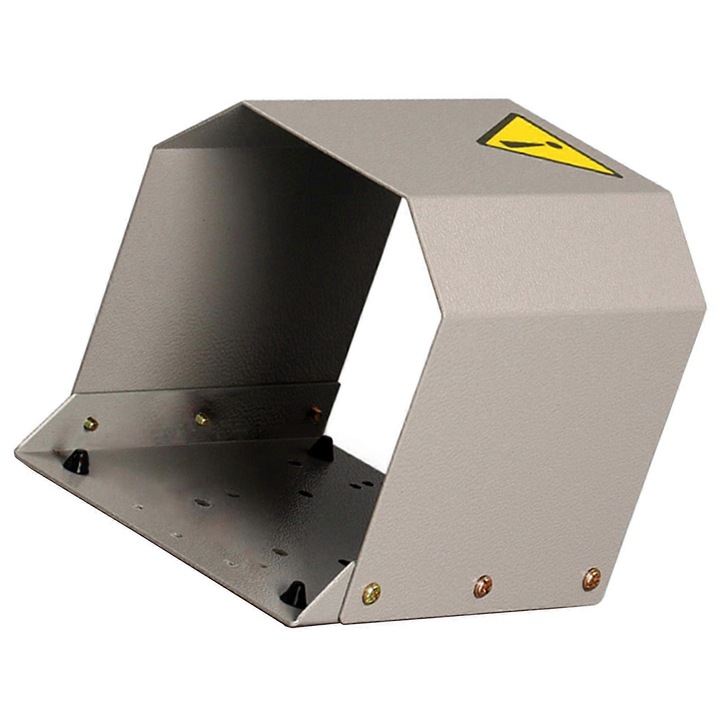 Carcasa de protectie pentru pedale cu picior compatibila TFS-1/TFS-201/TFS-01/TFS-3/TFS-2/EKW5A-B, aliaj de fier, gri, 126x123x150 mm, cod CJ-F-K0204-20260826-6272