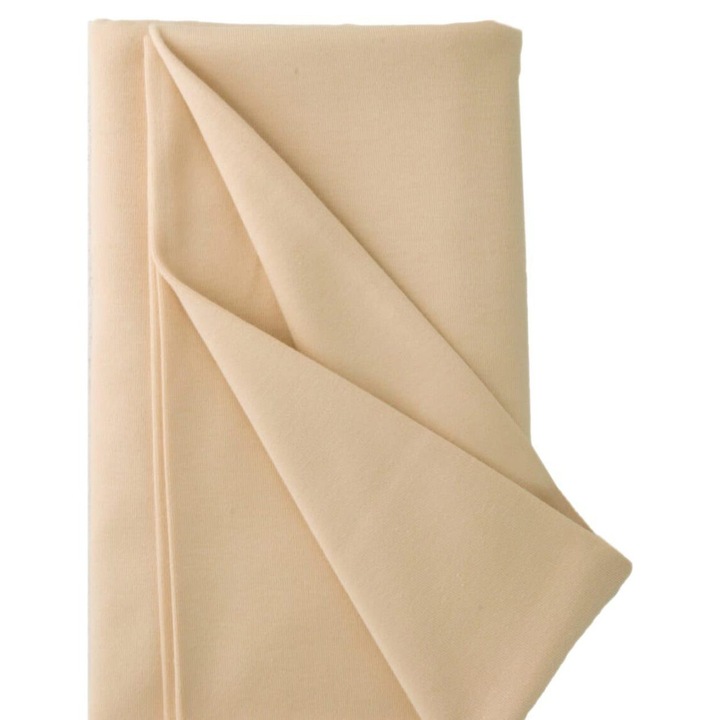 De Witte Engel babatrikó (doll jersey) waldorf baba készítéséhez, 100% pamut, 25×80 cm – Világosbézs 115