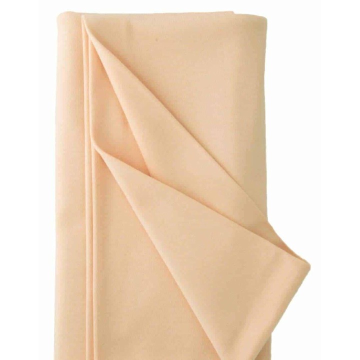 De Witte Engel babatrikó (doll jersey) waldorf baba készítéséhez, 100% pamut, 25×80 cm – Lazacszín 102