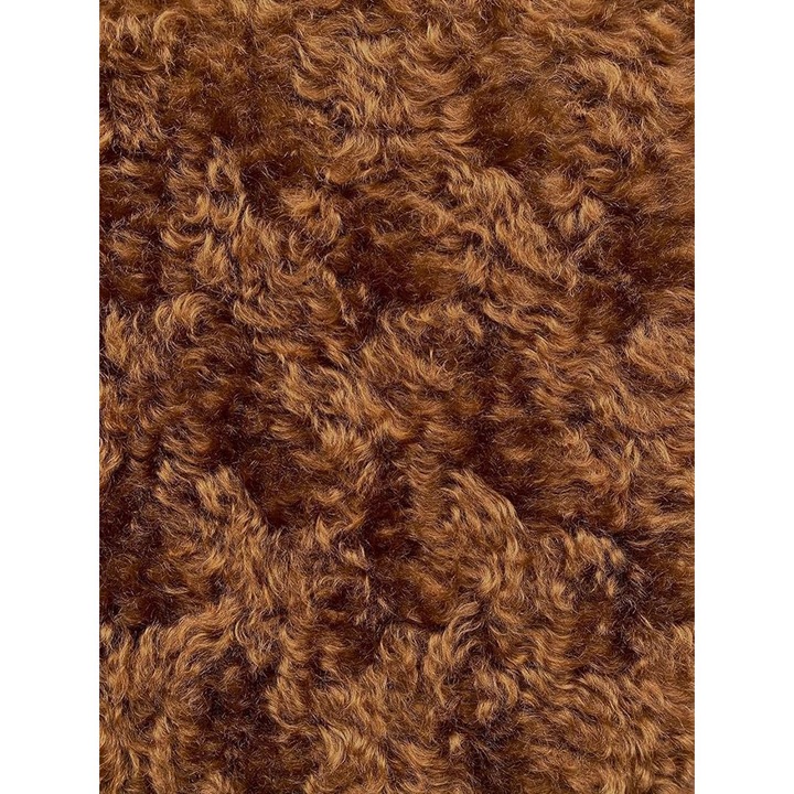 Steiff Schulte német 100% moher szőrme anyag mackóhoz, 100% pamut alap – 5052 sötétbarna, 70×100 cm