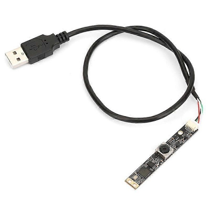 Модул камера USB CJ-F-K0204, IMX179 8MP, автофокус, ъгъл на видимост 75°, USB 2.0, вграден кабел, черен
