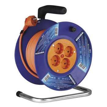 Prelungitor tambur 4 cai 20metri 3x1.0mm SCHUKO Prelungitor tambur 4 cai 20metri 3x1.0mm SCHUKO