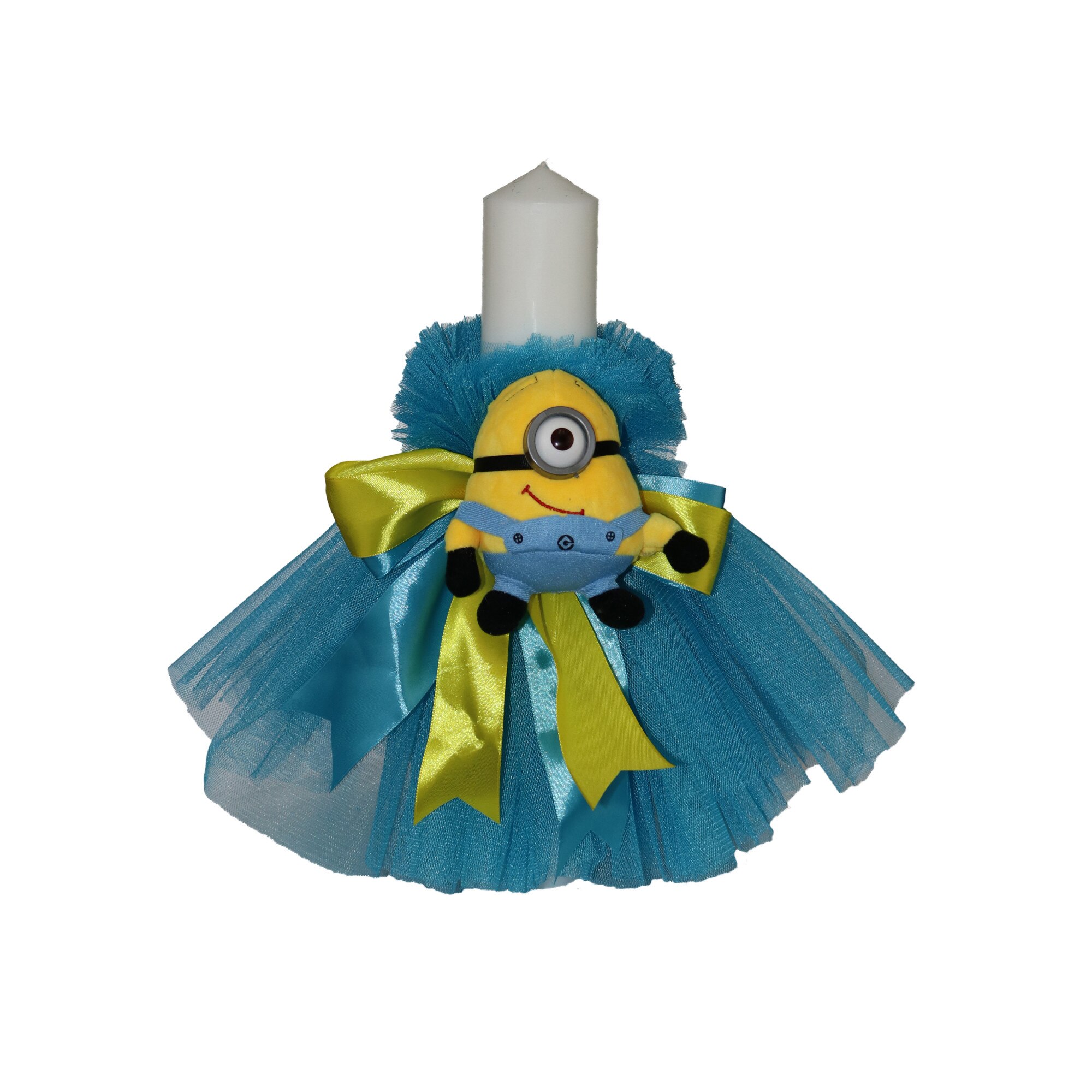 Lumanare botez cu papusa Minion