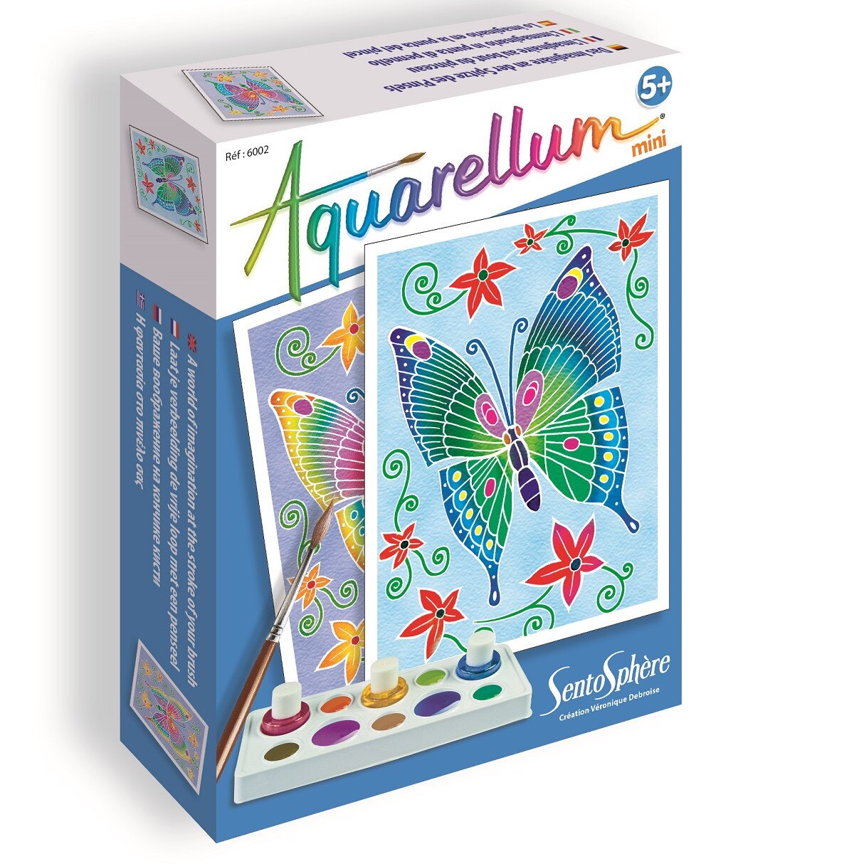 Set pictura Aquarellum Mini - Fluturi