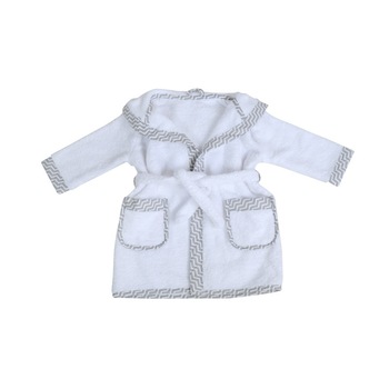 Halat de baie pentru copii Bubaba, culoare alb, 110-116 (5-6 ani) Halat de baie pentru copii Bubaba, culoare alb, 110-116 (5-6 ani)