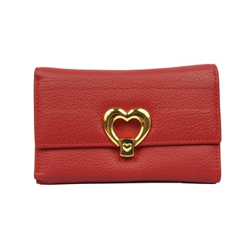 Portofel dama din piele naturala H031 Red Portofel dama din piele naturala H031 Red