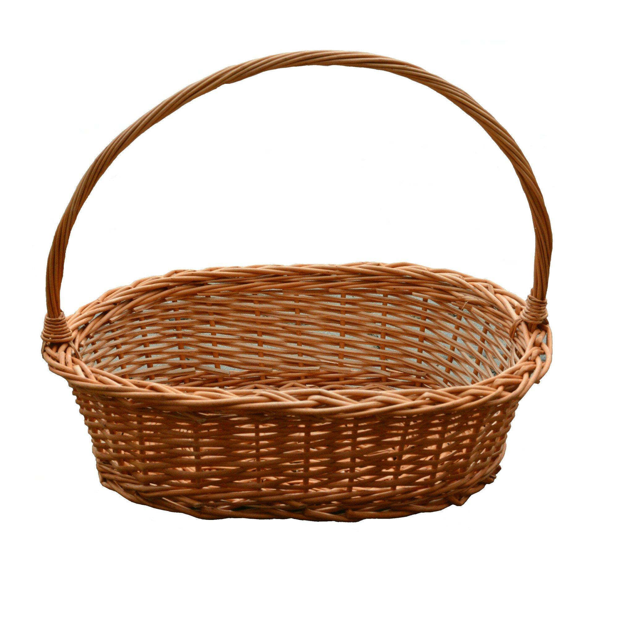 Set 5 bucati cosuri tip cadou ovale cu toarta lunga