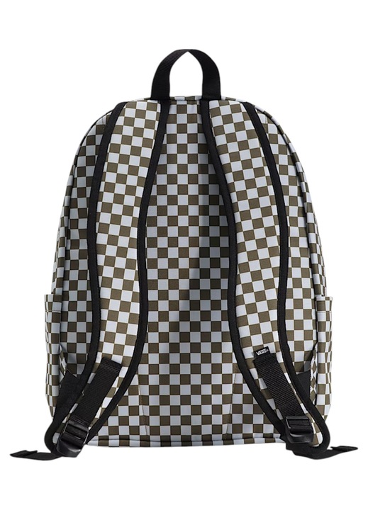 Раница Vans Old Skool Check Olive 22L Кафяво Бяло