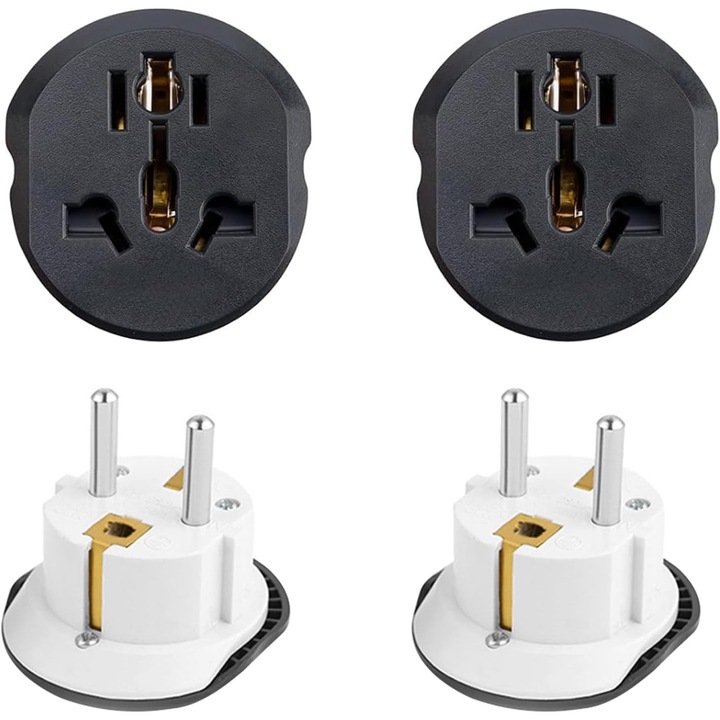 Adaptor Priza Universal 4 Bucati, Germania, Franta, Olanda