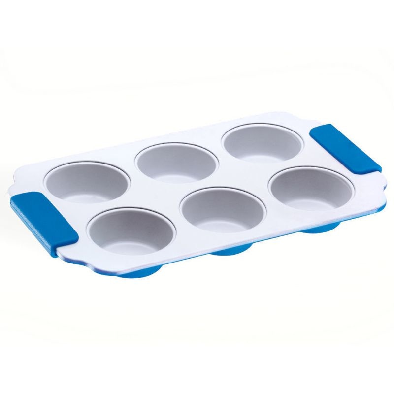 Forma briose Peterhof, Otel carbon, Interior ceramic, Rotund, Albastru