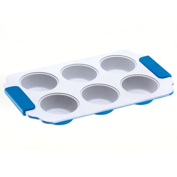 Forma briose Peterhof, Otel carbon, Interior ceramic, Rotund, Albastru Forma briose Peterhof, Otel carbon, Interior ceramic, Rotund, Albastru