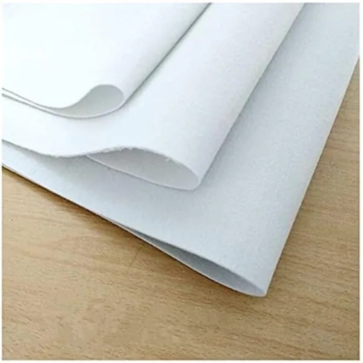 Ragasztós közbélés varráshoz K0569-260826-1729-AMC, nem szőtt poliészter, egyoldalas ragasztó, 400 g, fehér, 100 x 50 cm